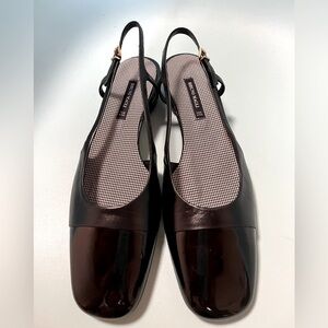 Bruno Magli Black Flats NWOT